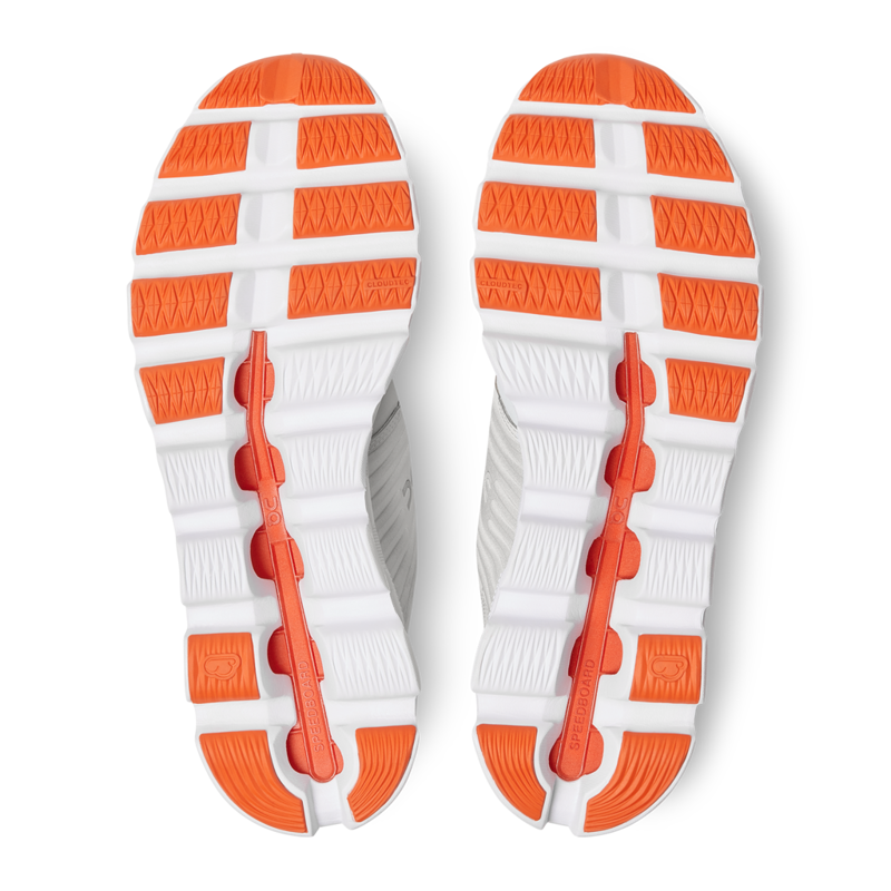 On Cloudswift Road Running Shoes - White Flame-1